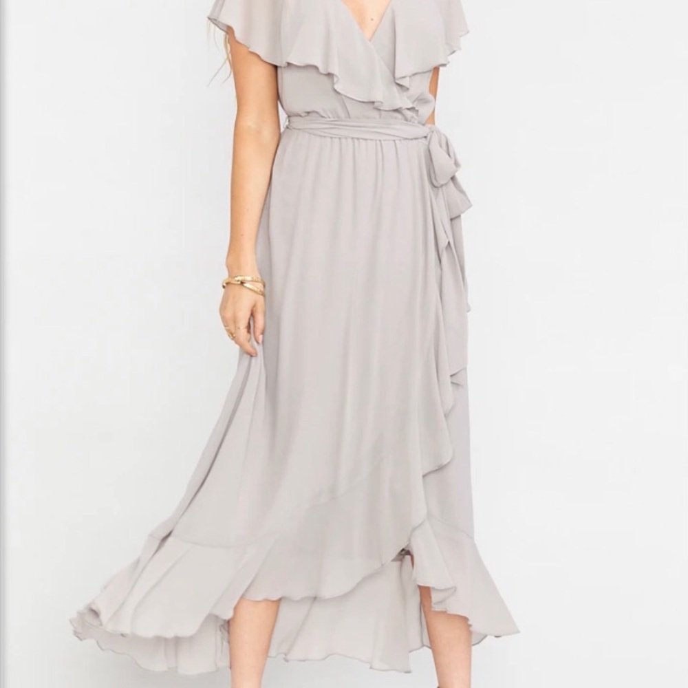 Show Me Your Mumu Jess Ruffle Midi Dress